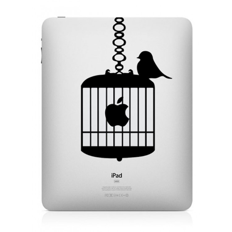 Birdcage iPad Sticker iPad Stickers